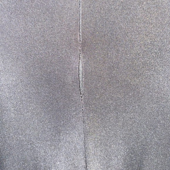 Vintage Morgan &co Black open back gown SZ 5/6 - Picture 6 of 7